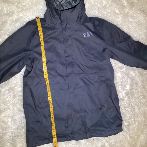 THE NORTH FACE Boys Black Dryvent 2 Layer Hoodie Zip Jacket Size 10/12 - Picture 7 of 10